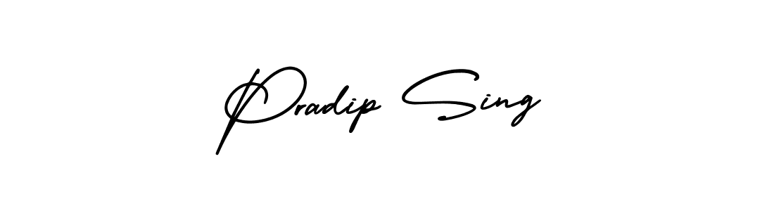 if you are searching for the best signature style for your name Pradip Sing. so please give up your signature search. here we have designed multiple signature styles  using AmerikaSignatureDemo-Regular. Pradip Sing signature style 3 images and pictures png