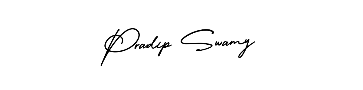 Also You can easily find your signature by using the search form. We will create Pradip Swamy name handwritten signature images for you free of cost using AmerikaSignatureDemo-Regular sign style. Pradip Swamy signature style 3 images and pictures png