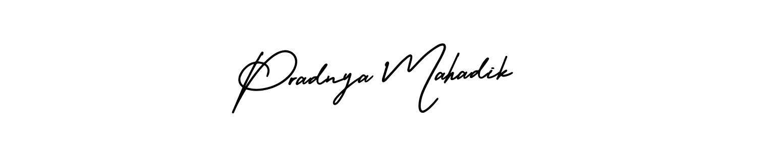 Also we have Pradnya Mahadik name is the best signature style. Create professional handwritten signature collection using AmerikaSignatureDemo-Regular autograph style. Pradnya Mahadik signature style 3 images and pictures png