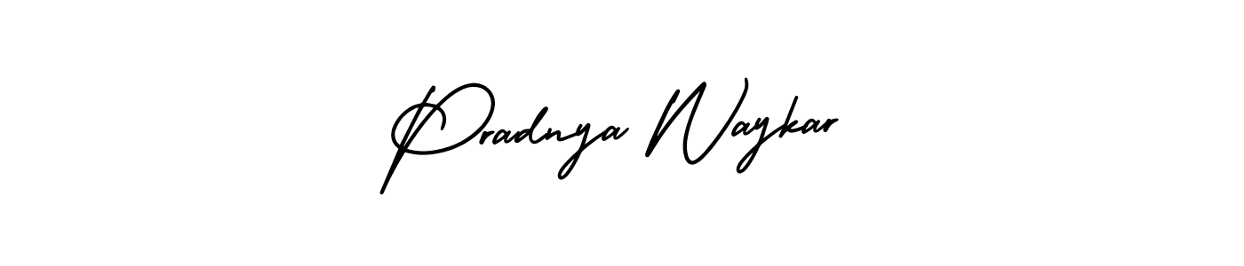Make a short Pradnya Waykar signature style. Manage your documents anywhere anytime using AmerikaSignatureDemo-Regular. Create and add eSignatures, submit forms, share and send files easily. Pradnya Waykar signature style 3 images and pictures png