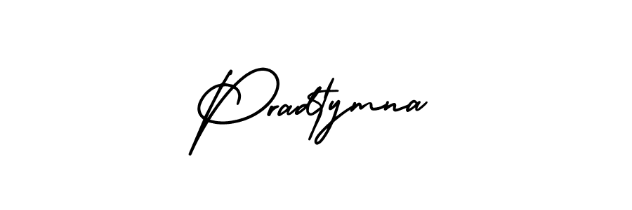 This is the best signature style for the Pradtymna name. Also you like these signature font (AmerikaSignatureDemo-Regular). Mix name signature. Pradtymna signature style 3 images and pictures png
