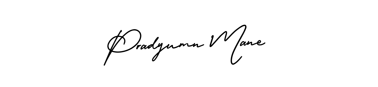 if you are searching for the best signature style for your name Pradyumn Mane. so please give up your signature search. here we have designed multiple signature styles  using AmerikaSignatureDemo-Regular. Pradyumn Mane signature style 3 images and pictures png