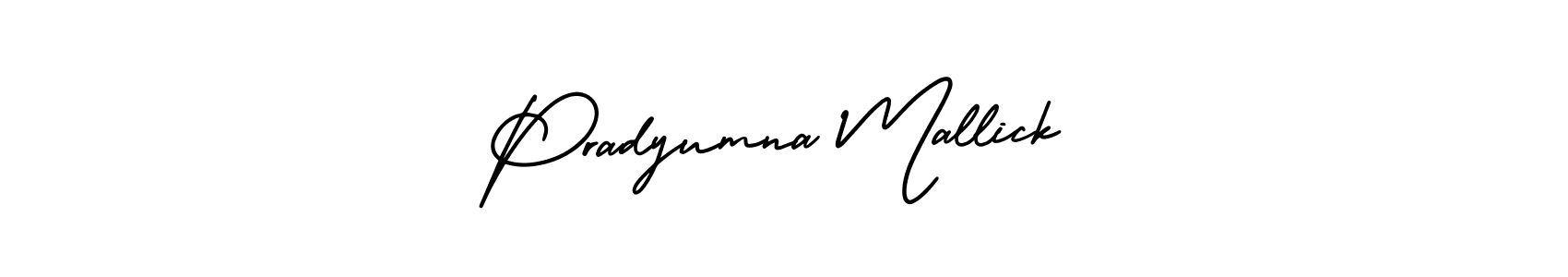 How to make Pradyumna Mallick signature? AmerikaSignatureDemo-Regular is a professional autograph style. Create handwritten signature for Pradyumna Mallick name. Pradyumna Mallick signature style 3 images and pictures png