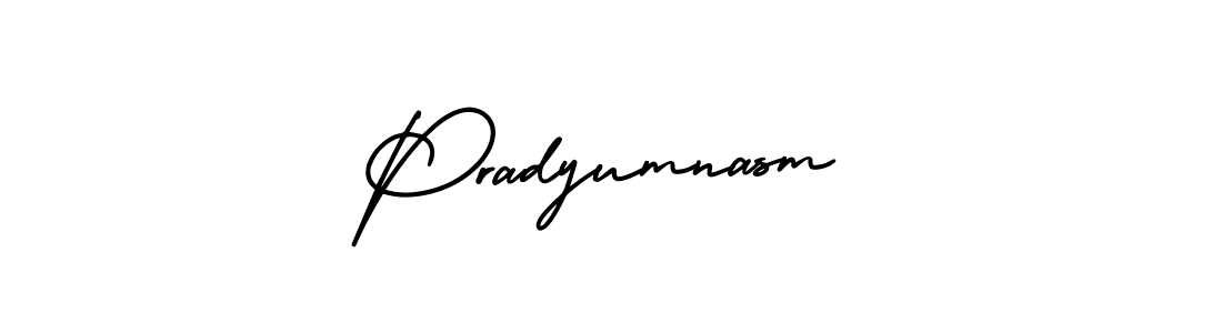 Design your own signature with our free online signature maker. With this signature software, you can create a handwritten (AmerikaSignatureDemo-Regular) signature for name Pradyumnasm. Pradyumnasm signature style 3 images and pictures png