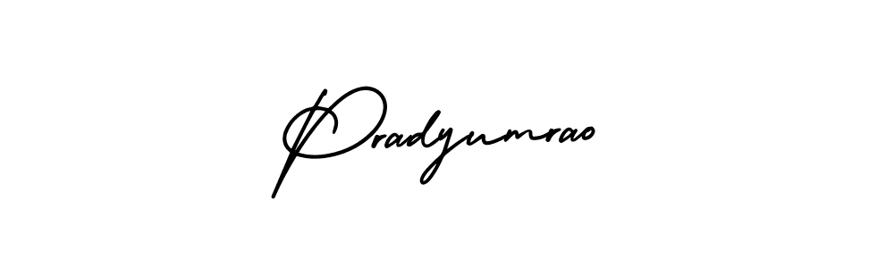 Pradyumrao stylish signature style. Best Handwritten Sign (AmerikaSignatureDemo-Regular) for my name. Handwritten Signature Collection Ideas for my name Pradyumrao. Pradyumrao signature style 3 images and pictures png