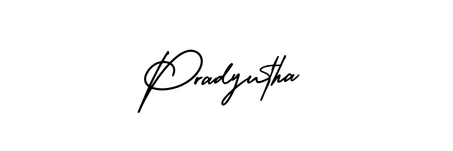 Also we have Pradyutha name is the best signature style. Create professional handwritten signature collection using AmerikaSignatureDemo-Regular autograph style. Pradyutha signature style 3 images and pictures png