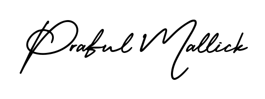 Discover the perfect balance of readability and style for Praful Mallick with AmerikaSignatureDemo-Regular font. Create your dream signature today. Praful Mallick signature style 3 images and pictures png