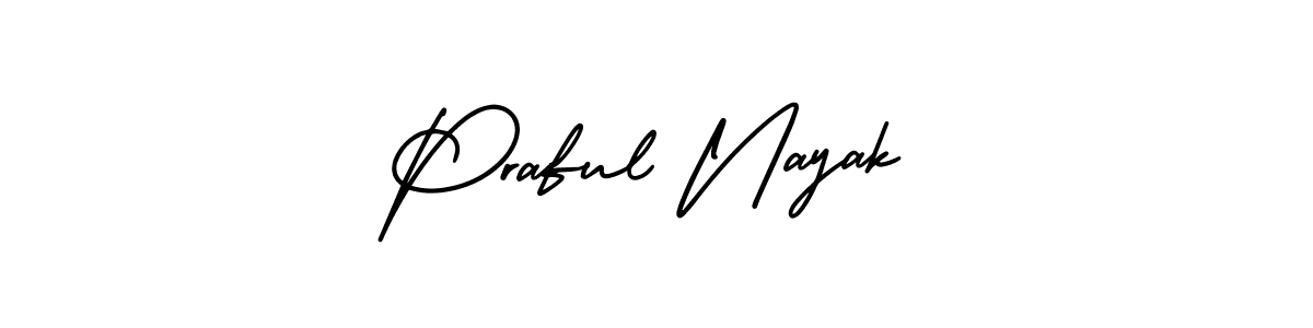 Create a beautiful signature design for name Praful Nayak. With this signature (AmerikaSignatureDemo-Regular) fonts, you can make a handwritten signature for free. Praful Nayak signature style 3 images and pictures png