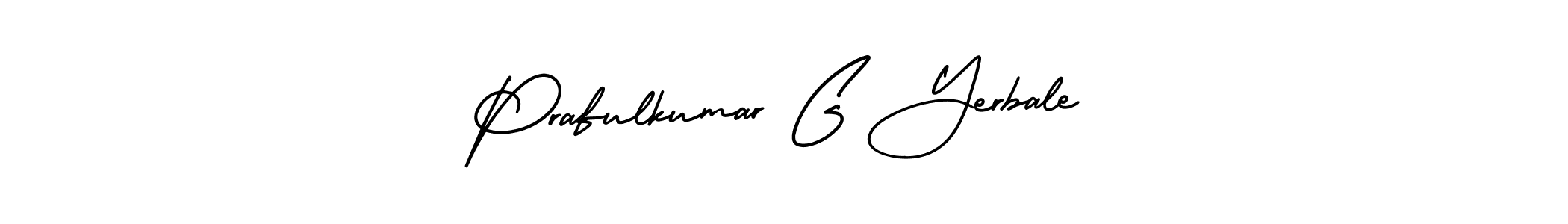 Best and Professional Signature Style for Prafulkumar G Yerbale. AmerikaSignatureDemo-Regular Best Signature Style Collection. Prafulkumar G Yerbale signature style 3 images and pictures png