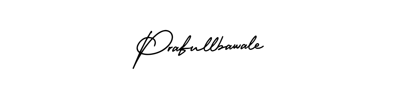 Use a signature maker to create a handwritten signature online. With this signature software, you can design (AmerikaSignatureDemo-Regular) your own signature for name Prafullbawale. Prafullbawale signature style 3 images and pictures png