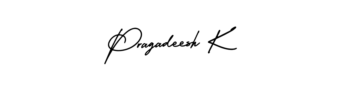 You can use this online signature creator to create a handwritten signature for the name Pragadeesh K. This is the best online autograph maker. Pragadeesh K signature style 3 images and pictures png