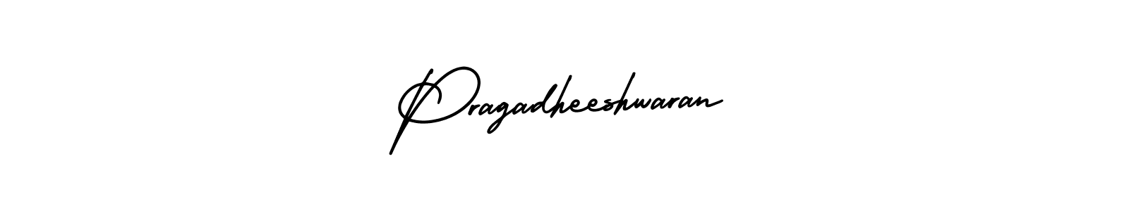 Also we have Pragadheeshwaran name is the best signature style. Create professional handwritten signature collection using AmerikaSignatureDemo-Regular autograph style. Pragadheeshwaran signature style 3 images and pictures png