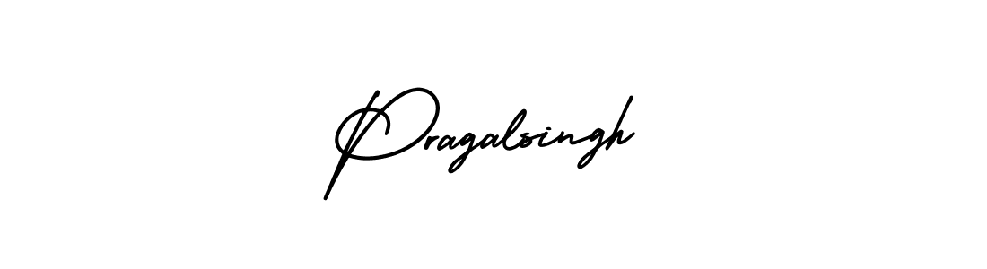 How to Draw Pragalsingh signature style? AmerikaSignatureDemo-Regular is a latest design signature styles for name Pragalsingh. Pragalsingh signature style 3 images and pictures png