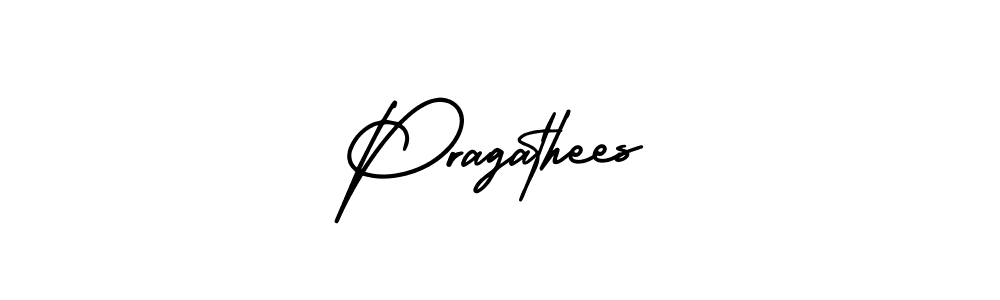 Make a beautiful signature design for name Pragathees. Use this online signature maker to create a handwritten signature for free. Pragathees signature style 3 images and pictures png