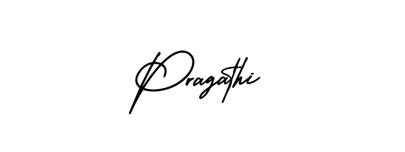 AmerikaSignatureDemo-Regular is a professional signature style that is perfect for those who want to add a touch of class to their signature. It is also a great choice for those who want to make their signature more unique. Get Pragathi name to fancy signature for free. Pragathi signature style 3 images and pictures png