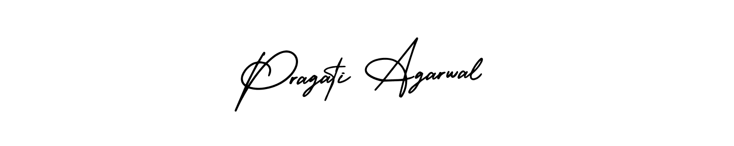 if you are searching for the best signature style for your name Pragati Agarwal. so please give up your signature search. here we have designed multiple signature styles  using AmerikaSignatureDemo-Regular. Pragati Agarwal signature style 3 images and pictures png