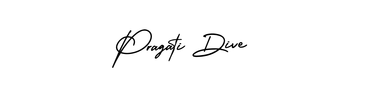 Make a beautiful signature design for name Pragati Dive. Use this online signature maker to create a handwritten signature for free. Pragati Dive signature style 3 images and pictures png