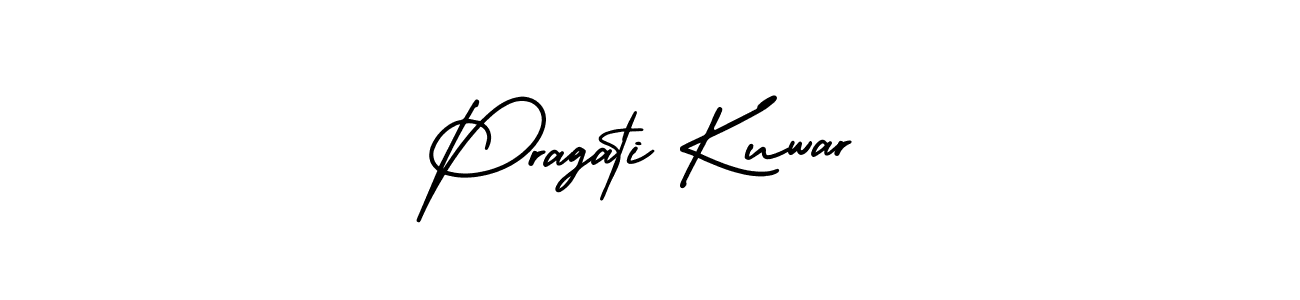 Also You can easily find your signature by using the search form. We will create Pragati Kuwar name handwritten signature images for you free of cost using AmerikaSignatureDemo-Regular sign style. Pragati Kuwar signature style 3 images and pictures png