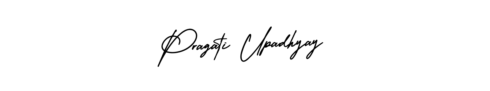 Design your own signature with our free online signature maker. With this signature software, you can create a handwritten (AmerikaSignatureDemo-Regular) signature for name Pragati Upadhyay. Pragati Upadhyay signature style 3 images and pictures png