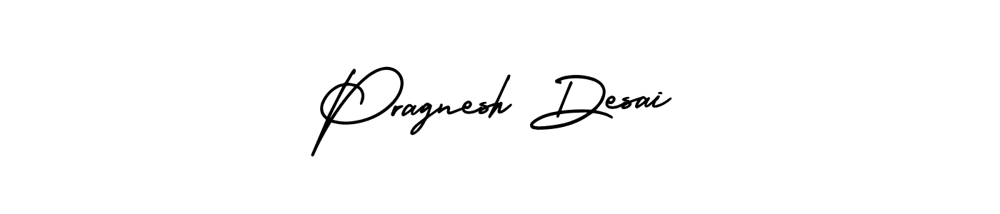 Create a beautiful signature design for name Pragnesh Desai. With this signature (AmerikaSignatureDemo-Regular) fonts, you can make a handwritten signature for free. Pragnesh Desai signature style 3 images and pictures png