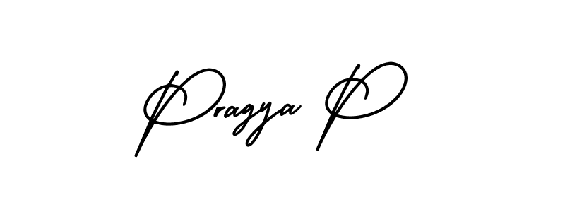 How to make Pragya P signature? AmerikaSignatureDemo-Regular is a professional autograph style. Create handwritten signature for Pragya P name. Pragya P signature style 3 images and pictures png