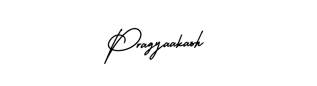 How to make Pragyaakash signature? AmerikaSignatureDemo-Regular is a professional autograph style. Create handwritten signature for Pragyaakash name. Pragyaakash signature style 3 images and pictures png