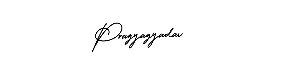 This is the best signature style for the Pragyagyadav name. Also you like these signature font (AmerikaSignatureDemo-Regular). Mix name signature. Pragyagyadav signature style 3 images and pictures png