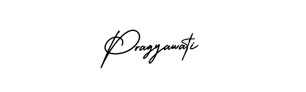 Create a beautiful signature design for name Pragyawati. With this signature (AmerikaSignatureDemo-Regular) fonts, you can make a handwritten signature for free. Pragyawati signature style 3 images and pictures png
