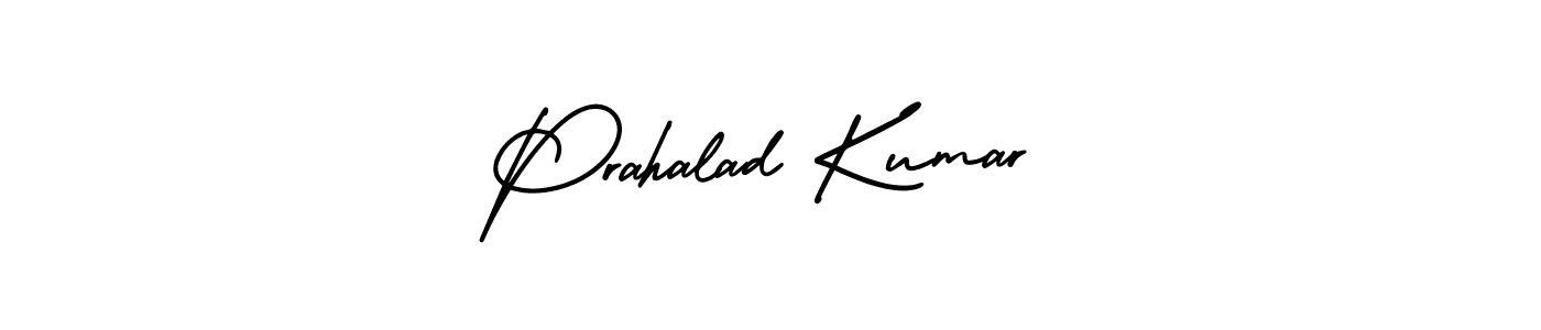 Design your own signature with our free online signature maker. With this signature software, you can create a handwritten (AmerikaSignatureDemo-Regular) signature for name Prahalad Kumar. Prahalad Kumar signature style 3 images and pictures png