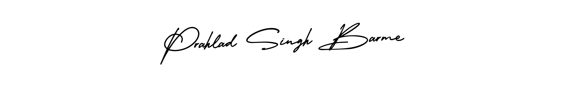 Design your own signature with our free online signature maker. With this signature software, you can create a handwritten (AmerikaSignatureDemo-Regular) signature for name Prahlad Singh Barme. Prahlad Singh Barme signature style 3 images and pictures png