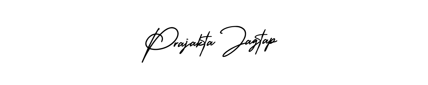 Make a beautiful signature design for name Prajakta Jagtap. With this signature (AmerikaSignatureDemo-Regular) style, you can create a handwritten signature for free. Prajakta Jagtap signature style 3 images and pictures png