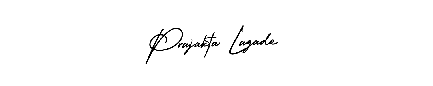 Create a beautiful signature design for name Prajakta Lagade. With this signature (AmerikaSignatureDemo-Regular) fonts, you can make a handwritten signature for free. Prajakta Lagade signature style 3 images and pictures png