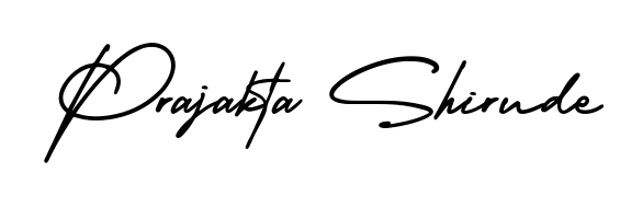 Make a beautiful signature design for name Prajakta Shirude. Use this online signature maker to create a handwritten signature for free. Prajakta Shirude signature style 3 images and pictures png