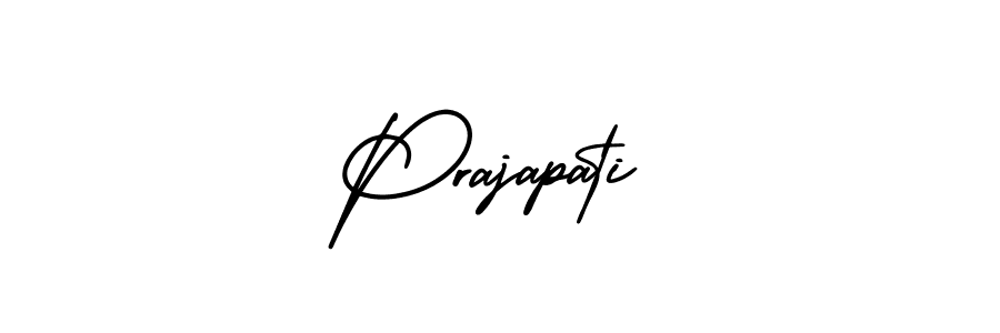 Make a beautiful signature design for name Prajapati. With this signature (AmerikaSignatureDemo-Regular) style, you can create a handwritten signature for free. Prajapati signature style 3 images and pictures png