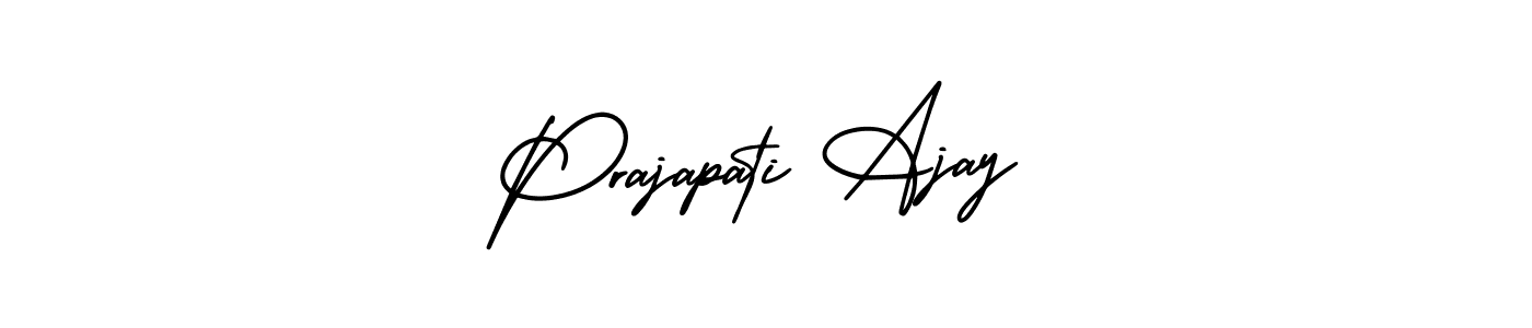 It looks lik you need a new signature style for name Prajapati Ajay. Design unique handwritten (AmerikaSignatureDemo-Regular) signature with our free signature maker in just a few clicks. Prajapati Ajay signature style 3 images and pictures png
