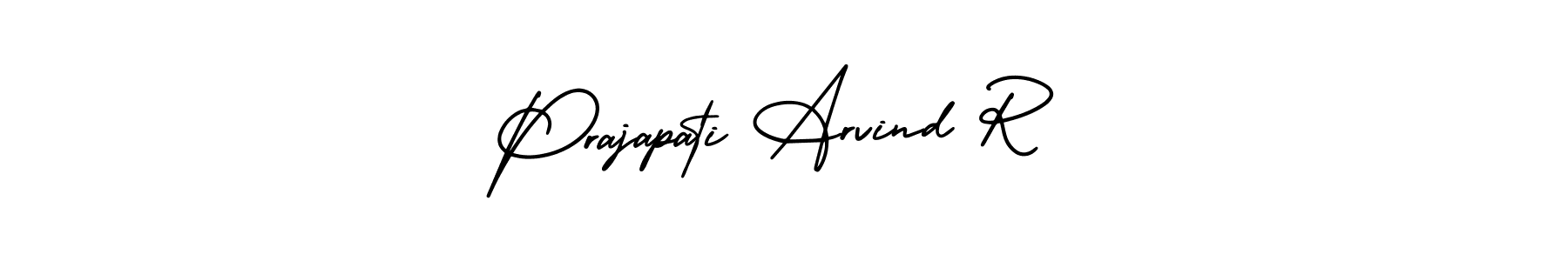 Make a beautiful signature design for name Prajapati Arvind R. Use this online signature maker to create a handwritten signature for free. Prajapati Arvind R signature style 3 images and pictures png