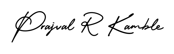 Master the art of signing with Prajval R Kamble written in fluent AmerikaSignatureDemo-Regular script. A great template to practice and refine your handwriting. Prajval R Kamble signature style 3 images and pictures png