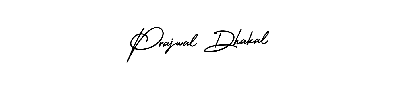 Make a beautiful signature design for name Prajwal Dhakal. With this signature (AmerikaSignatureDemo-Regular) style, you can create a handwritten signature for free. Prajwal Dhakal signature style 3 images and pictures png