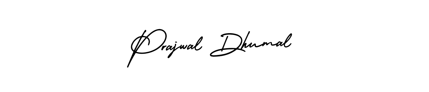 Make a beautiful signature design for name Prajwal Dhumal. With this signature (AmerikaSignatureDemo-Regular) style, you can create a handwritten signature for free. Prajwal Dhumal signature style 3 images and pictures png