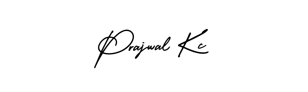 if you are searching for the best signature style for your name Prajwal Kc. so please give up your signature search. here we have designed multiple signature styles  using AmerikaSignatureDemo-Regular. Prajwal Kc signature style 3 images and pictures png