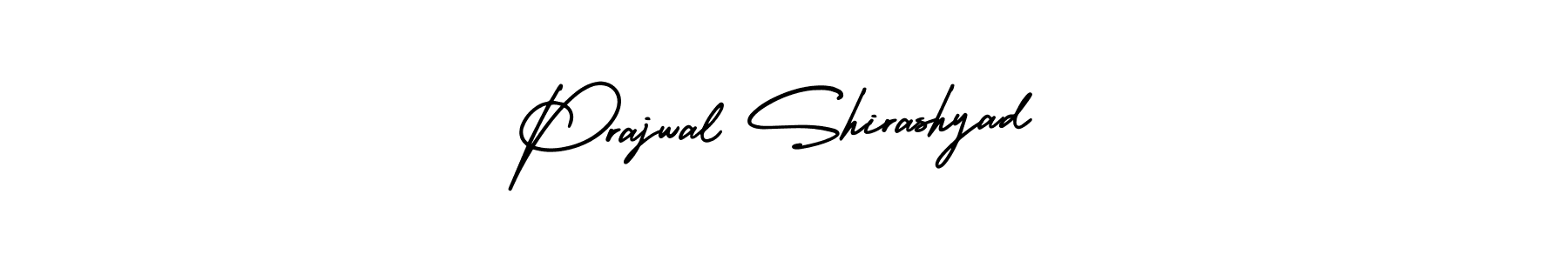 Prajwal Shirashyad stylish signature style. Best Handwritten Sign (AmerikaSignatureDemo-Regular) for my name. Handwritten Signature Collection Ideas for my name Prajwal Shirashyad. Prajwal Shirashyad signature style 3 images and pictures png