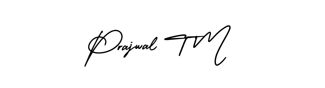 Best and Professional Signature Style for Prajwal T M. AmerikaSignatureDemo-Regular Best Signature Style Collection. Prajwal T M signature style 3 images and pictures png