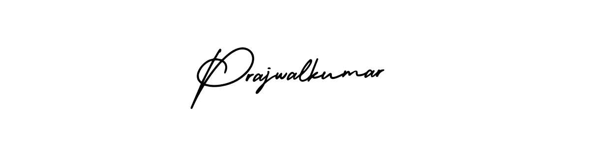 This is the best signature style for the Prajwalkumar name. Also you like these signature font (AmerikaSignatureDemo-Regular). Mix name signature. Prajwalkumar signature style 3 images and pictures png