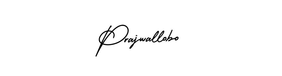 Design your own signature with our free online signature maker. With this signature software, you can create a handwritten (AmerikaSignatureDemo-Regular) signature for name Prajwallobo. Prajwallobo signature style 3 images and pictures png