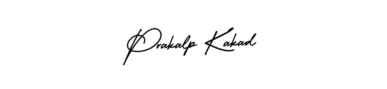 How to make Prakalp Kakad name signature. Use AmerikaSignatureDemo-Regular style for creating short signs online. This is the latest handwritten sign. Prakalp Kakad signature style 3 images and pictures png