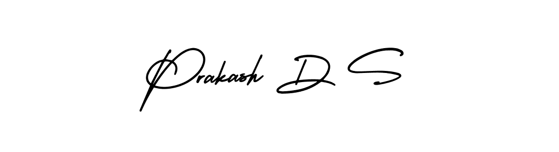 How to Draw Prakash D S signature style? AmerikaSignatureDemo-Regular is a latest design signature styles for name Prakash D S. Prakash D S signature style 3 images and pictures png