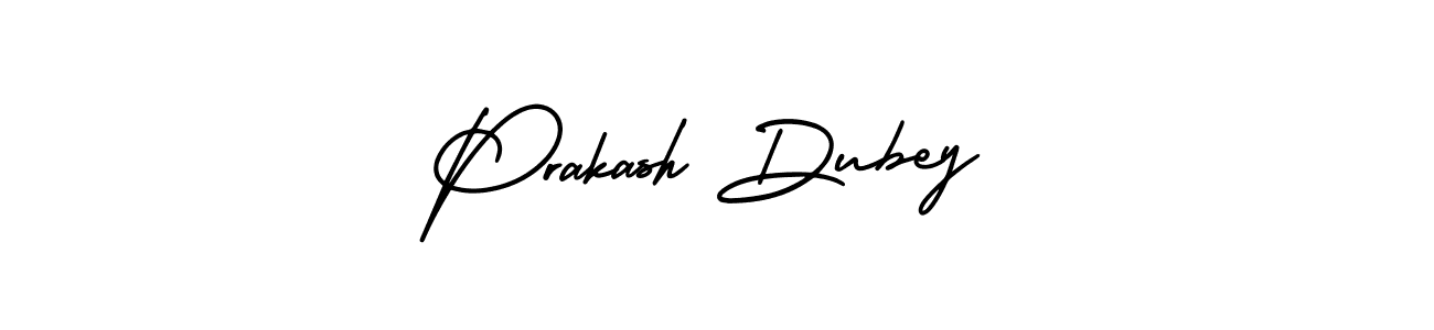 How to Draw Prakash Dubey signature style? AmerikaSignatureDemo-Regular is a latest design signature styles for name Prakash Dubey. Prakash Dubey signature style 3 images and pictures png