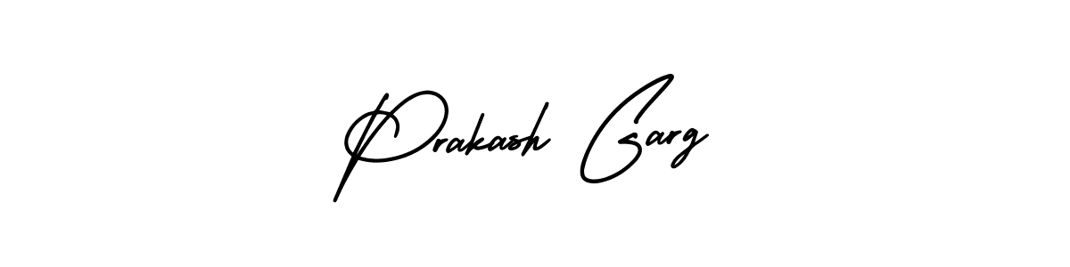 Use a signature maker to create a handwritten signature online. With this signature software, you can design (AmerikaSignatureDemo-Regular) your own signature for name Prakash Garg. Prakash Garg signature style 3 images and pictures png