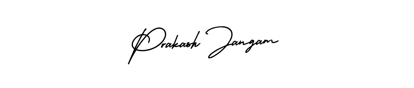 AmerikaSignatureDemo-Regular is a professional signature style that is perfect for those who want to add a touch of class to their signature. It is also a great choice for those who want to make their signature more unique. Get Prakash Jangam name to fancy signature for free. Prakash Jangam signature style 3 images and pictures png