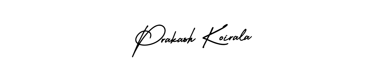 Also we have Prakash Koirala name is the best signature style. Create professional handwritten signature collection using AmerikaSignatureDemo-Regular autograph style. Prakash Koirala signature style 3 images and pictures png